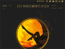 Tablet Screenshot of hurlements.com